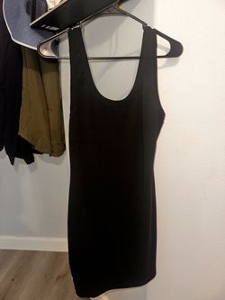 Black cotton dress ✨