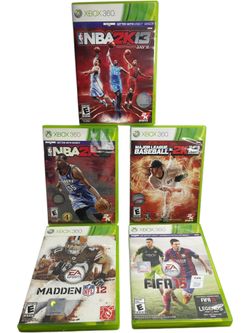 Xbox 360 Sport Game Lot