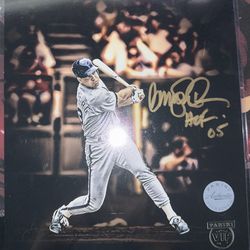 Authentic Ryne Sandberg autograph Chicago cubs