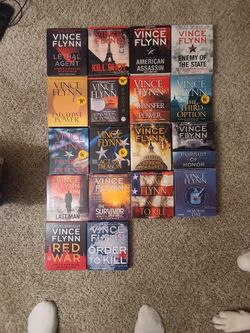 18 Different Full Series Audio Book CDs By VINCE FLYNN