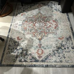 5’2” x 7’ Vintage Style Area Rug