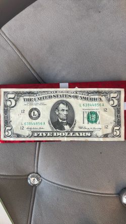5 dollar bill