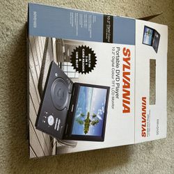 Sylvania SDVD1023 Portable DVD Player, featuring a 10.2"