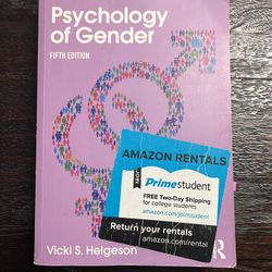Psychology Of Gender (5th Ed.) Paperback