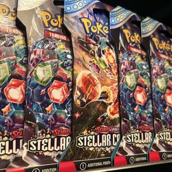 TCG-Stellar Crown Sleeved Booster Packs