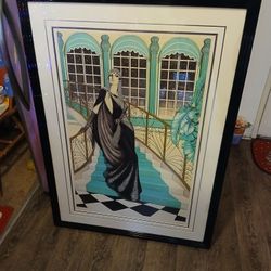 mary vickers signed embellished lithograph only in my dreams
