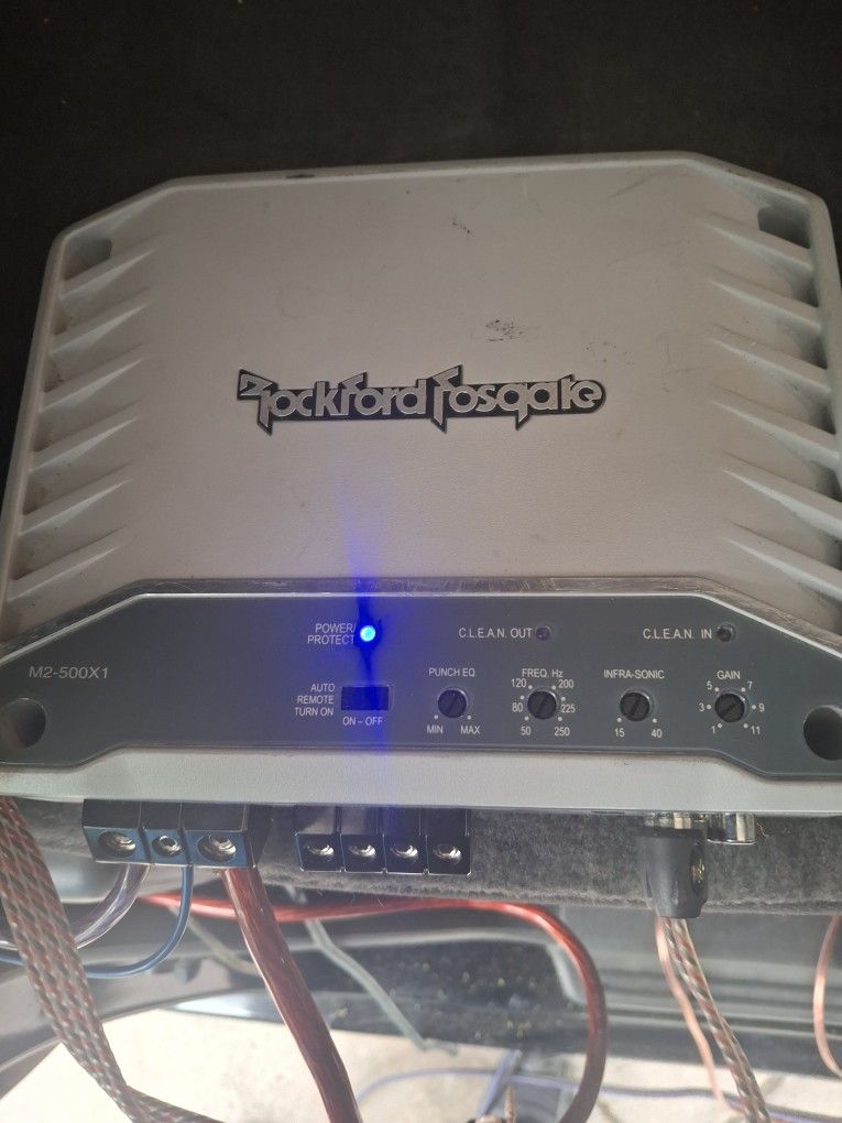 AMPLIFICADOR AMPLIFIER ROCKFORD FOSGATE 500.1 MONO BLOCK GOOD CONDICIÓN ABLO ESPAÑOL