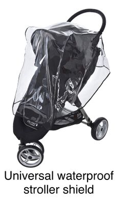 Universal waterproof stroller shield