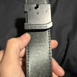Black LV belt
