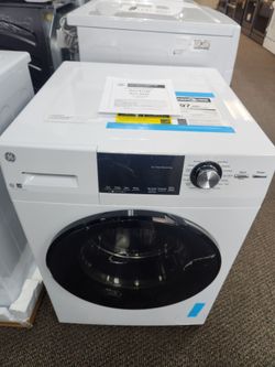 2.4 cu. ft. Stackable White Front Loading Washing Machine with Steam. ENERGY STAR