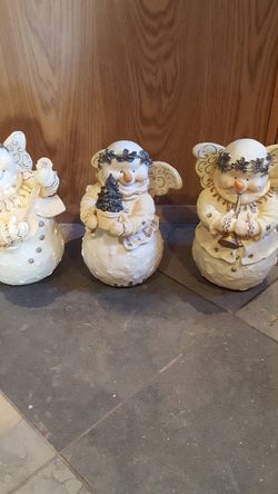 Snowmen Christmas decoration new in boxes