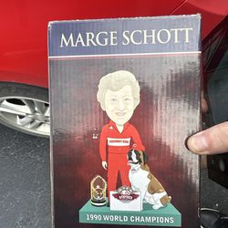 Rare Marge Schott Bobble Head 1998 World Series 