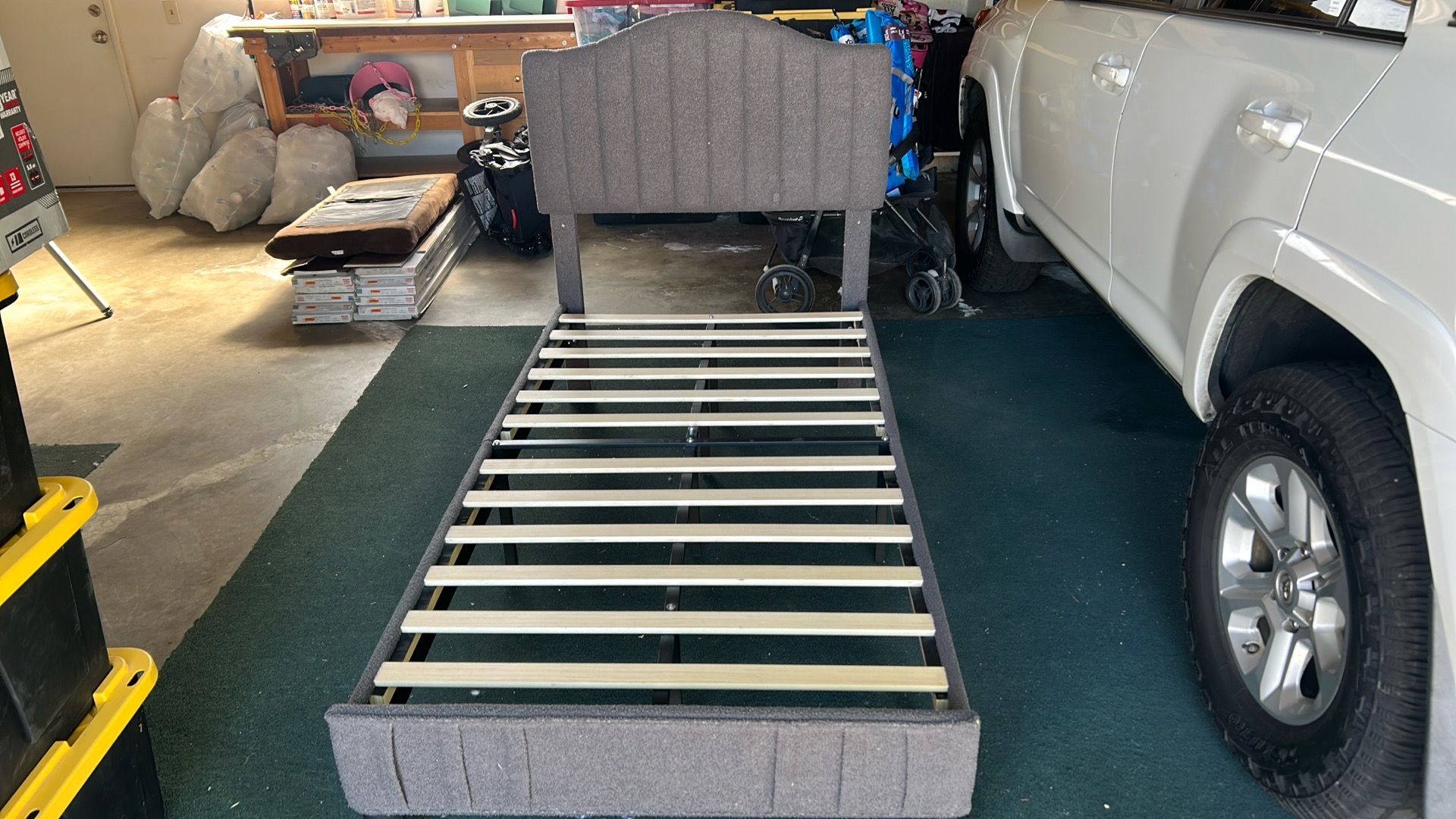 Twin size Bed frame Gray