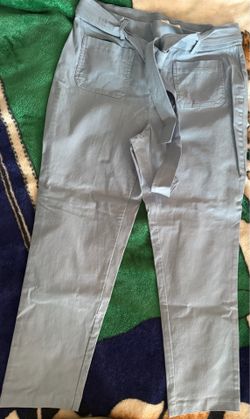 Baby blue capris