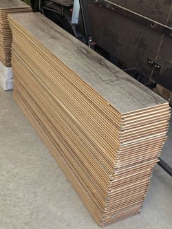 250ft² of Beautiful Gray Laminate Floors