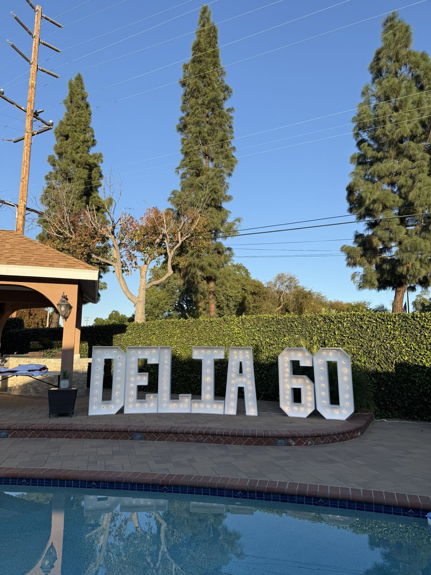 Marquee and Letters Four Feet 