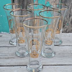 Vintage Coors Pilsner Drinking Glasses