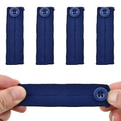 Brand: HAHIYO Hahiyo Elastic Waist Extenders Cloth Adjustable Button Buckle Not Press and Irritate Skin Laid Flat Flexible Easy to Hide for Waistband 
