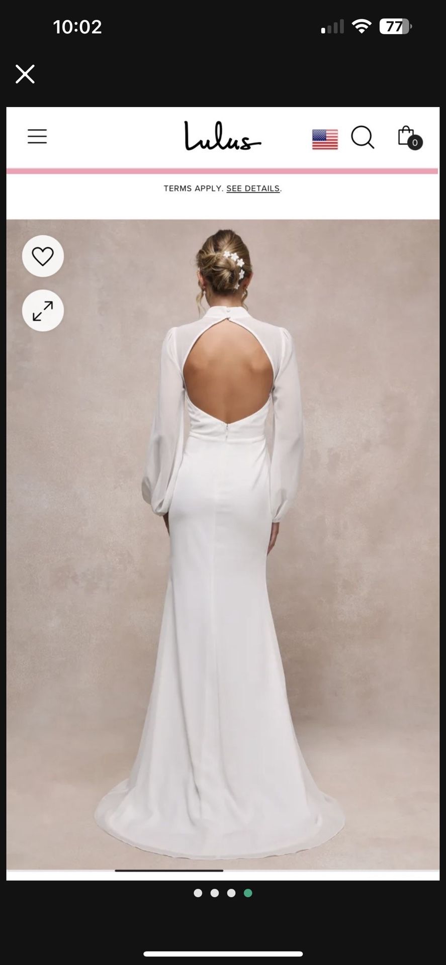 Lulus White Luxury Dress