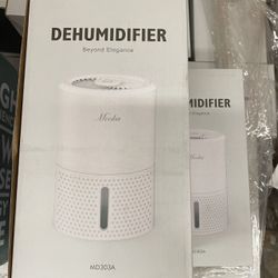 MOOKA Small Dehumidifier, 2200 Cubic Feet (220 Sq ft), 34oz (1000ml) Capacity Mini Dehumidifier for Bedroom, Kitchen, Closet, Basement, Bathroom, RV