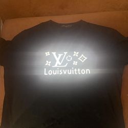Real LV Black Reflective t-shirt