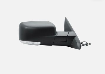 Passenger (Right) Side Mirror,Black Cover And Signal Light Power Folding For 13-19 RAM 1500