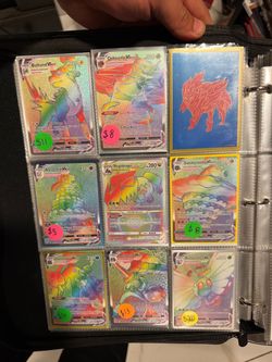Pokemon Rainbow single cards