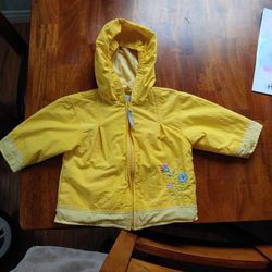 12-18 Months Carter's Yellow Wind/Rain Jacket