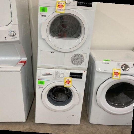 Bosch Stackable Washer Dryer Set