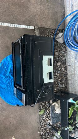 His-the-Range Works – $75.00 OBO  Stainless steel Hisense over-the-range microwave.  Microwave was working when removed. We decided to replace it rath