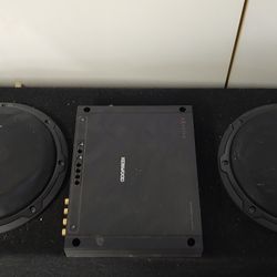 Subwoofer And Amplifier Kenwood Speaker 🔊🔊🔊
