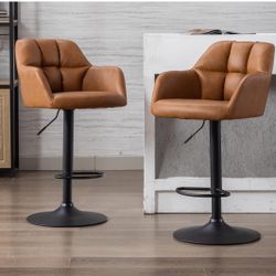 BRAND NEW 2 Swivel Bar Stools (Still In Box)