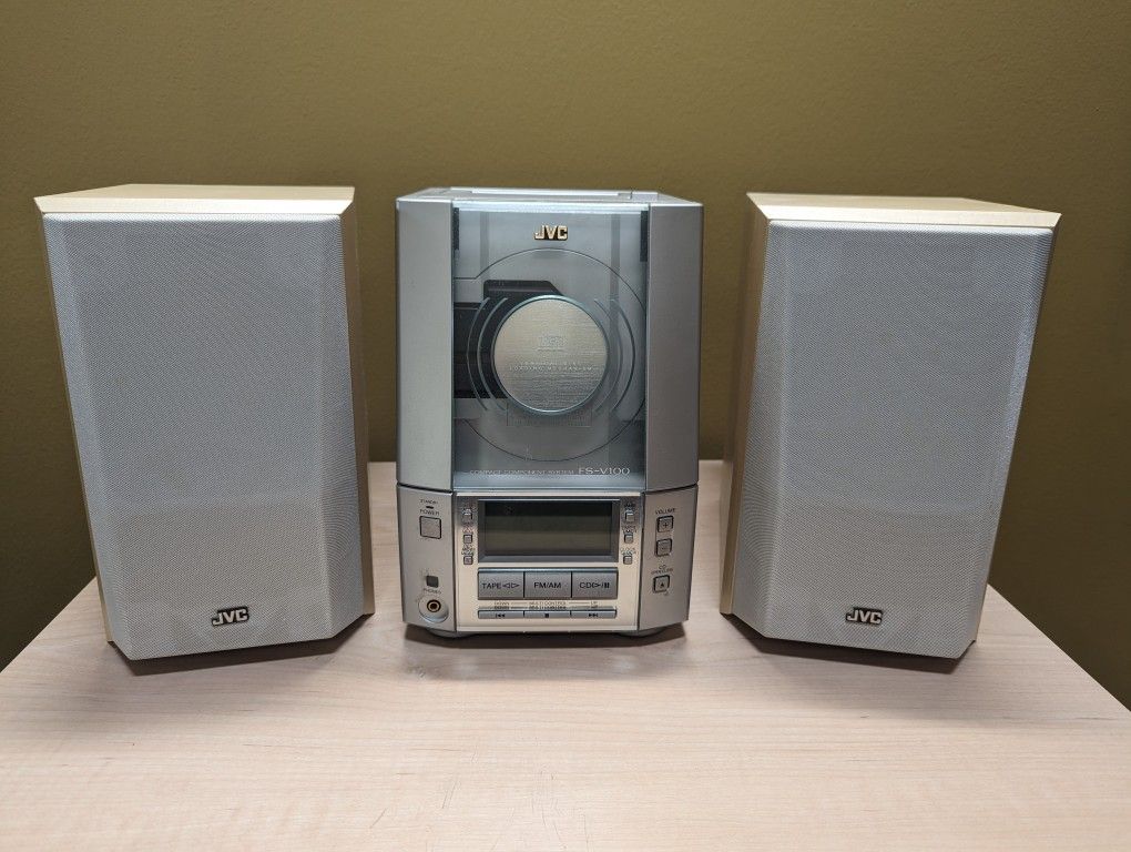 CD Player with FM/AM radio and compact tape player