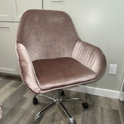 Pink office chair