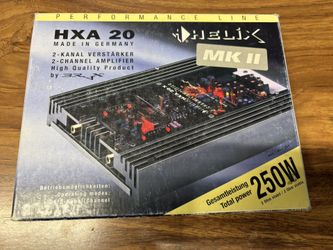 Helix Hxa 20 Amplifier German New In Box