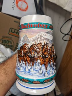 Budweiser Stein holiday 1993