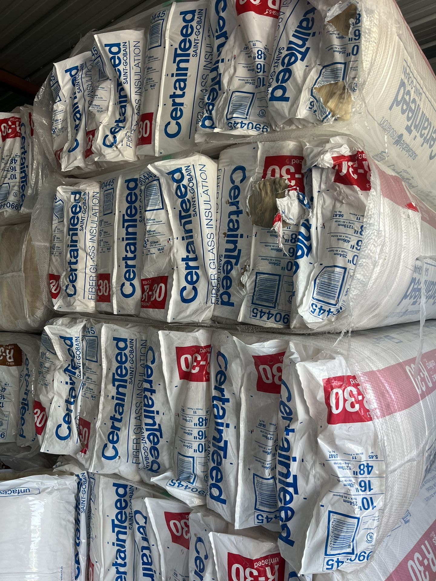 Insulation For Ceiling R30/16 Cover 58Sqft Unface The Price Is For Each Bag