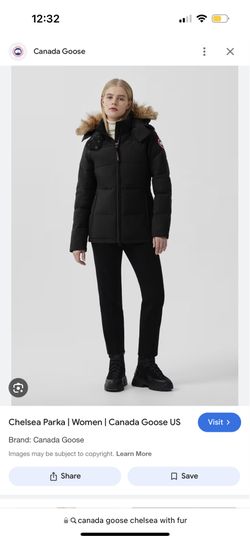 Canada Goose Chelsea Black Label Parka XS