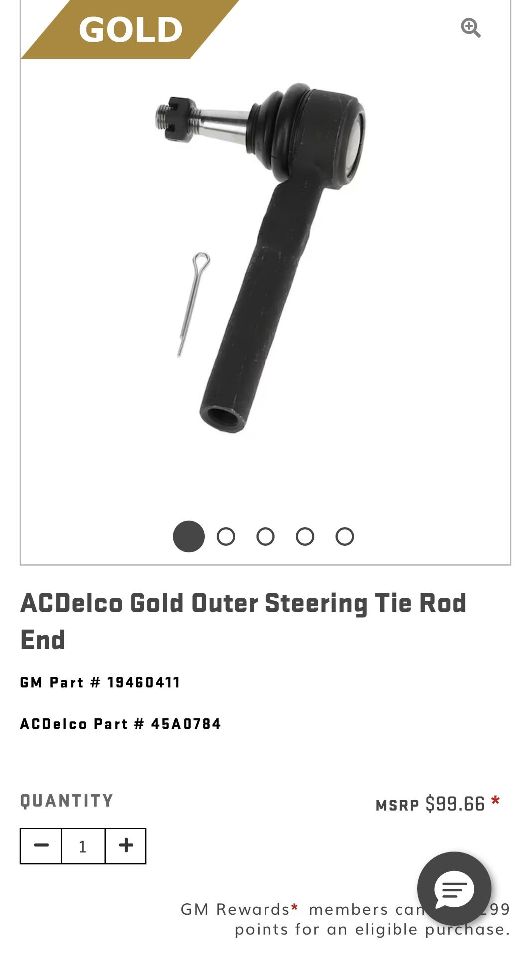 99-06 Silverado Outer Tie Rods