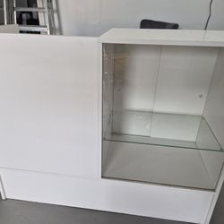 White Reception Desk $150