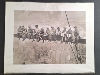 Sealed Lunch on a Skyscraper Bruce McGaw Licensed Print 1932 - PF410 - New Old Stock (NOS)
