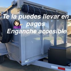 New 8x4x12 Hydraulic Dump Trailer 