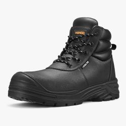 NINGO Men's Steel Toe Work Boots