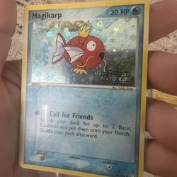 Magikarp Reverse Holo stamped Pokemon Card 