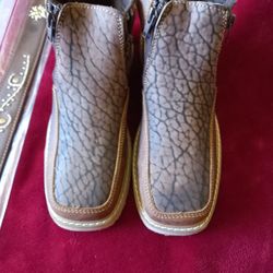 Leather Boots From Mexico  Size 9