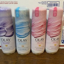 Olay body wash (1=$8. 4=$30)
