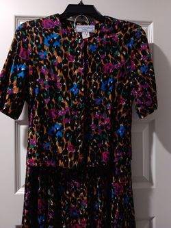 Vintage Blouse & Skirt Set