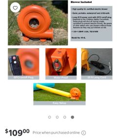 2 Jump in house blower