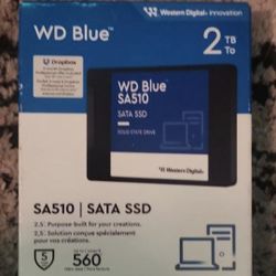 WD Blue SA510 2TB SATA SSD, 2.5" NiB 6 Gb/s