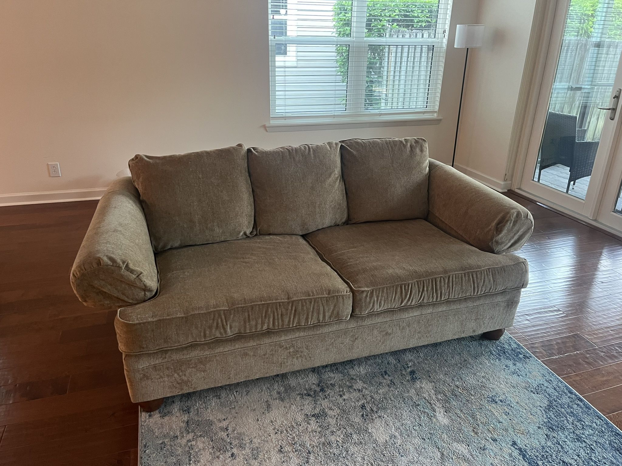 Ethan Allen Beige Sofa